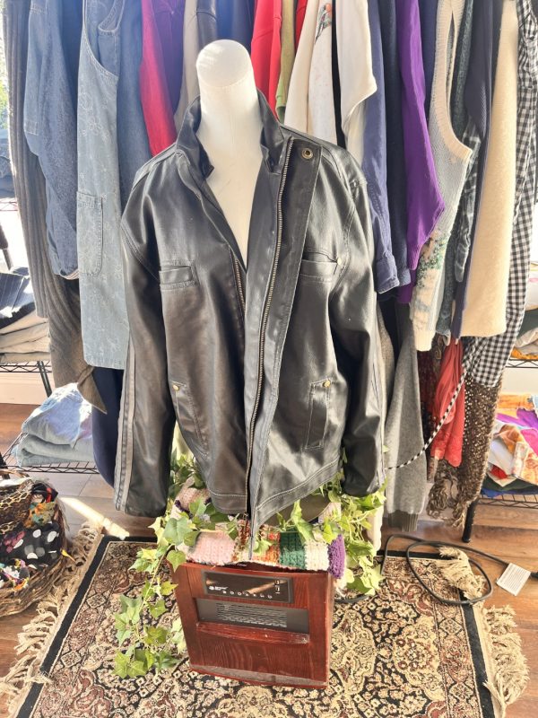 Vintage Black Leather Jacket